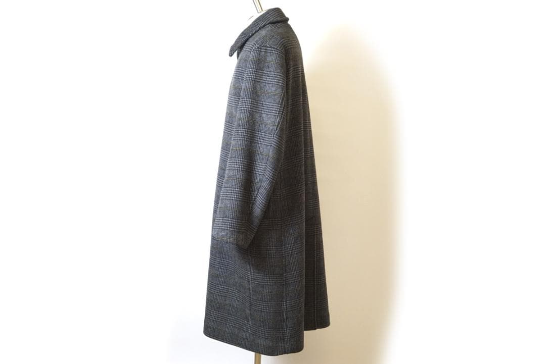 別注ペンドルトン ウール ステンカラーコート グレンチェック M