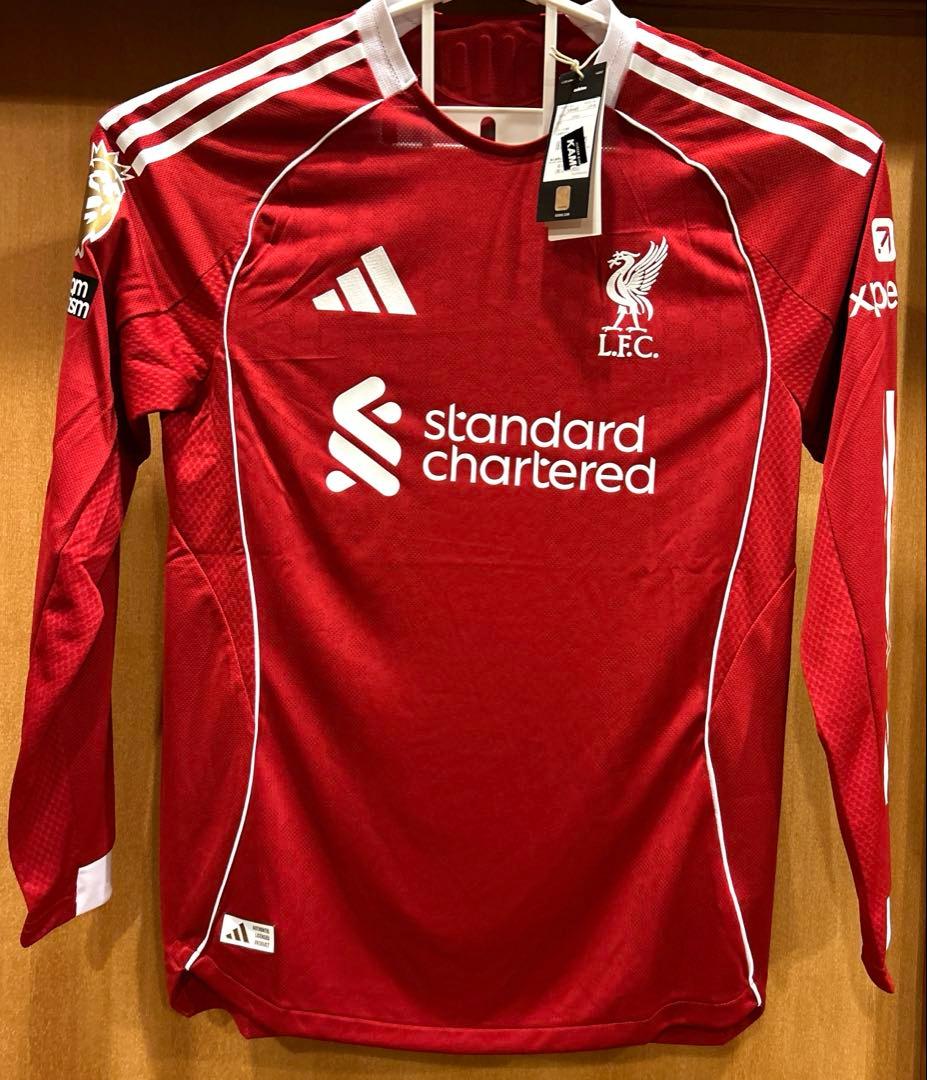 wirtz ヴィルツ　ユニフォーム　リバプール　オーセンティック　ホーム　長袖