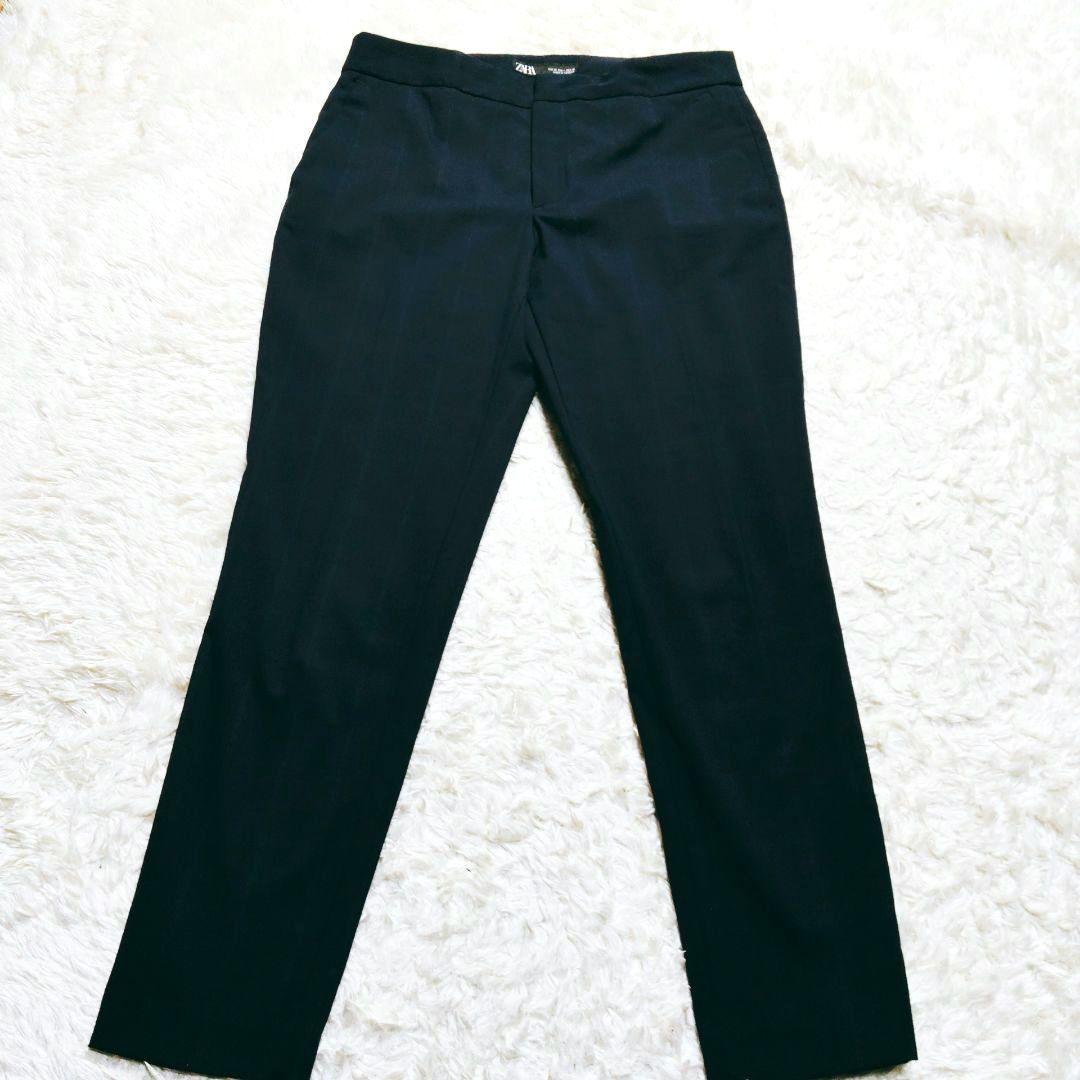 ZARA ザラ レディースセットアップ パンツスーツ ネイビー ノーカラー М