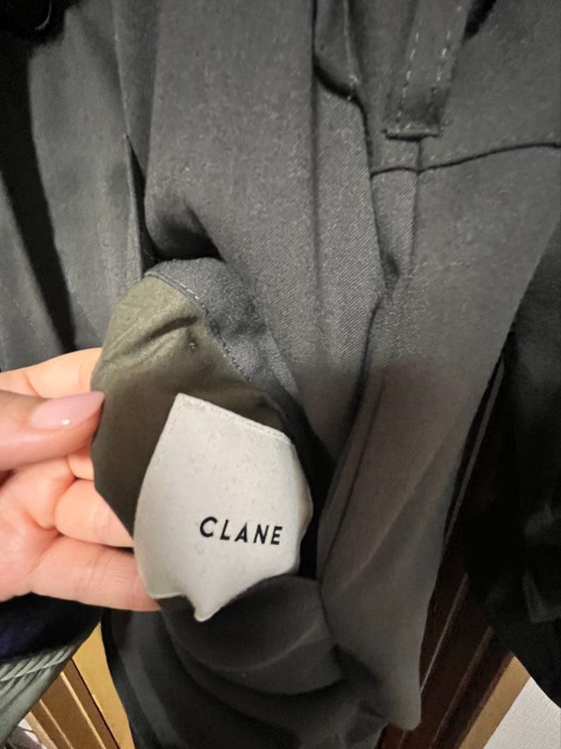 美品★CLANE クラネ　2WAYリバーシブル　ミリタリーロングボアコート1