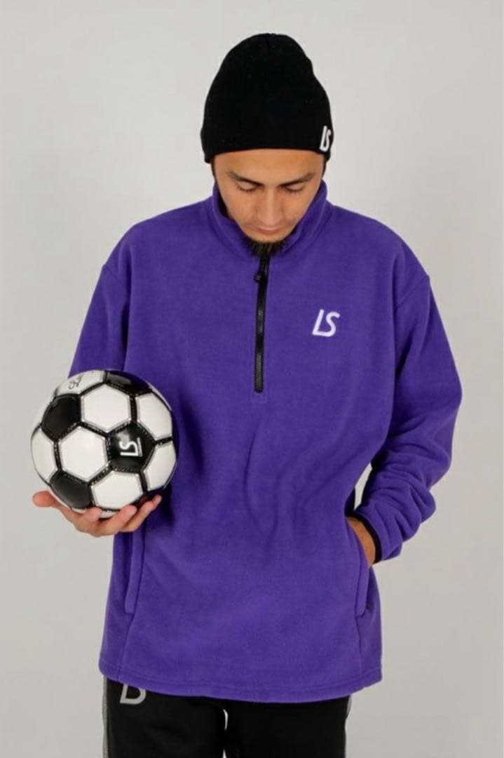 ルースイソンブラ　FLEECE HALFZIP TOP