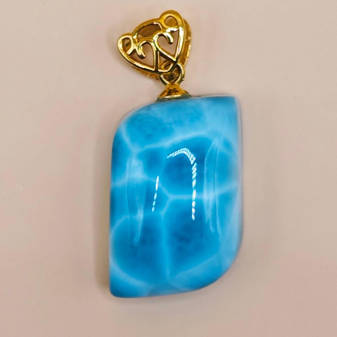 【一点物】三大ヒーリング ラリマー ペンダントトップ天然石パワーストーンs925