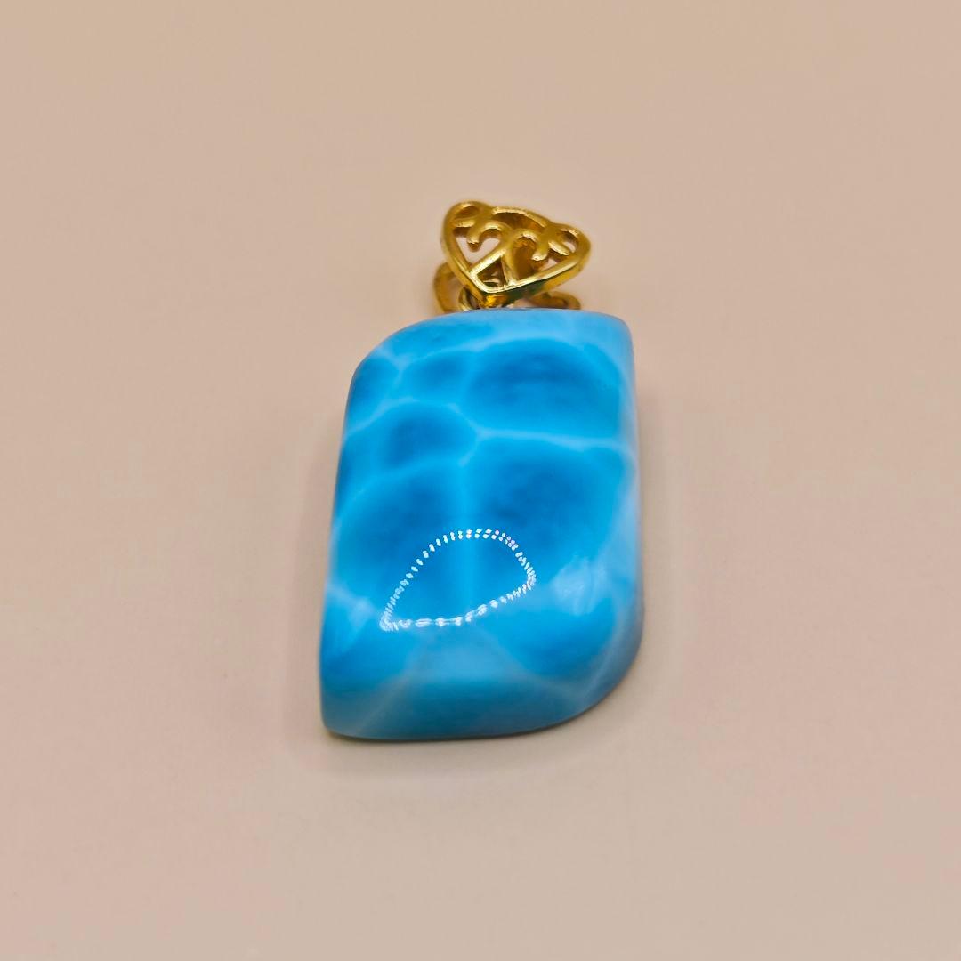 【一点物】三大ヒーリング ラリマー ペンダントトップ天然石パワーストーンs925