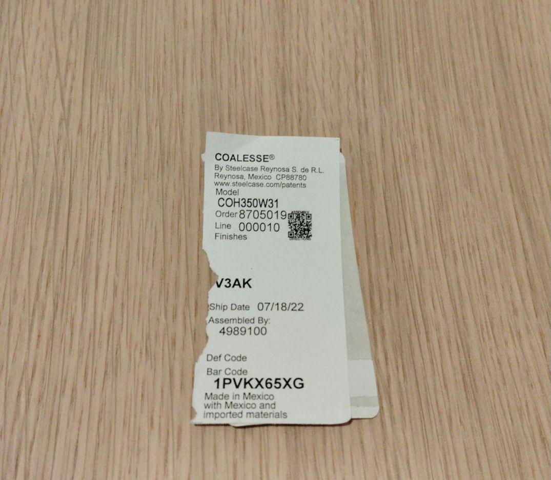 【新品】coalesse スツール(木製) ハイチェア