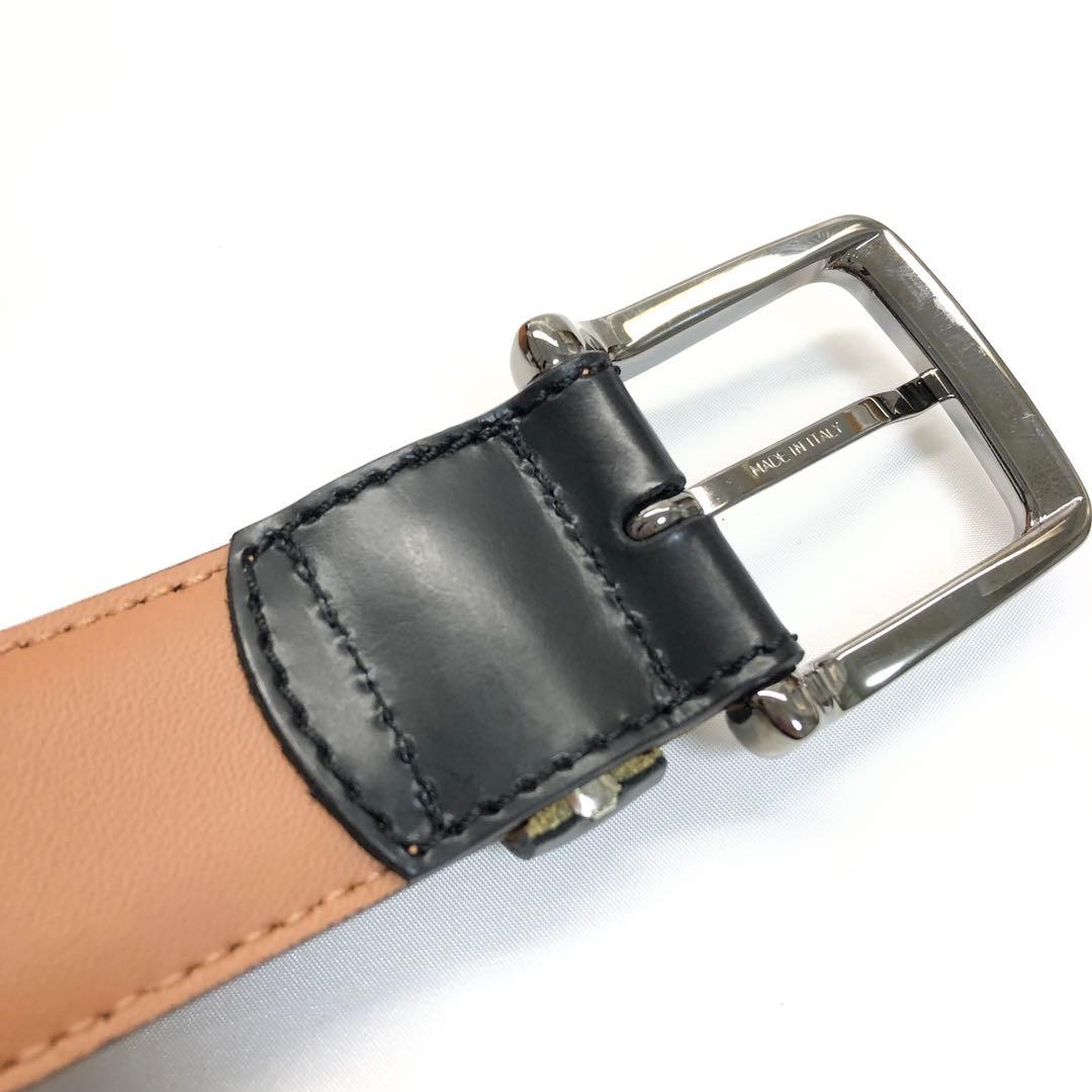 【現行品✨美品】　TOD'S トッズ ベルト ブラック　メンズ　表記95