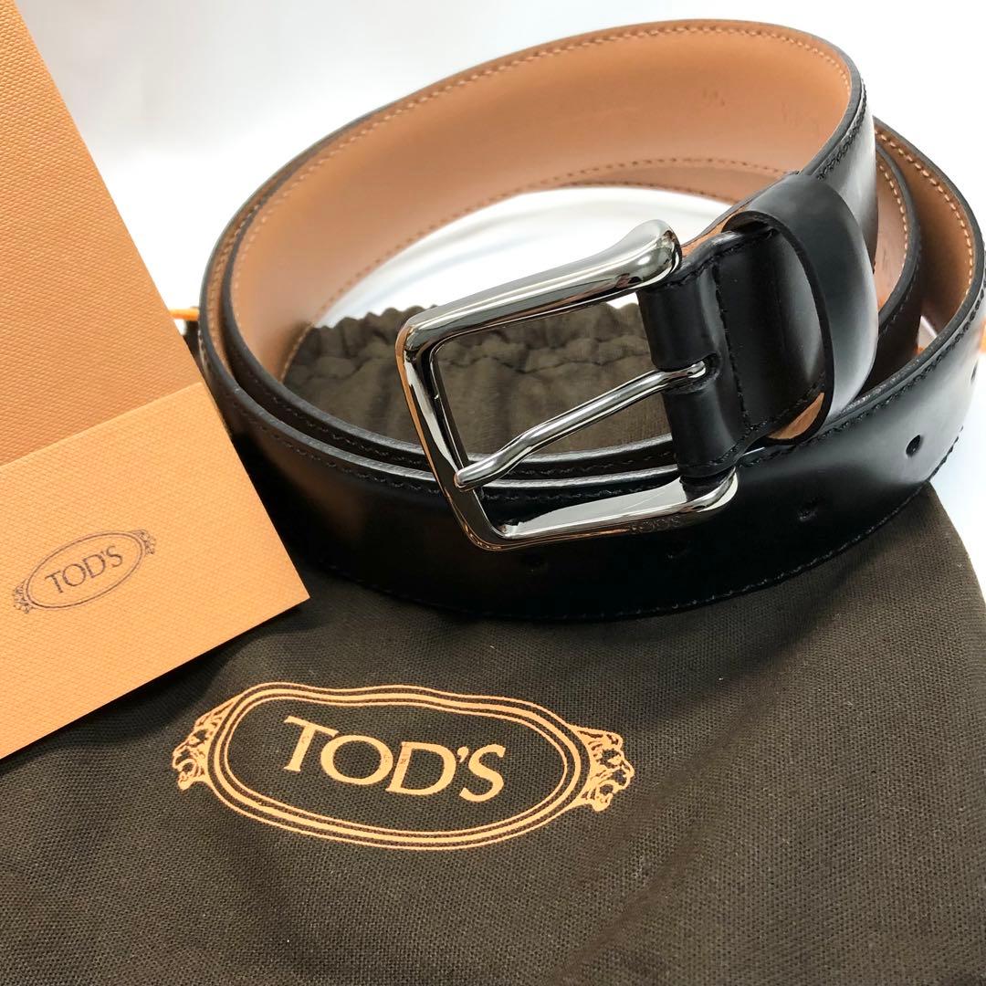 【現行品✨美品】　TOD'S トッズ ベルト ブラック　メンズ　表記95