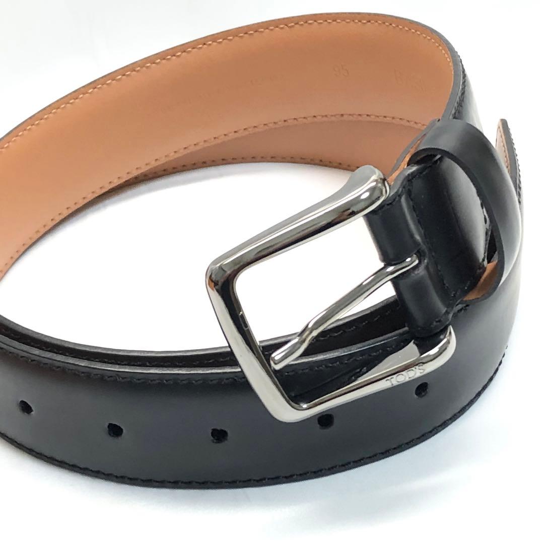 【現行品✨美品】　TOD'S トッズ ベルト ブラック　メンズ　表記95