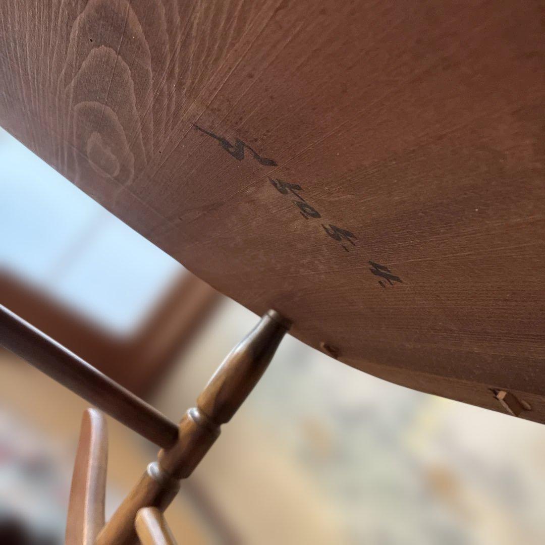 木製ロッキングチェア スラットバック アンティーク