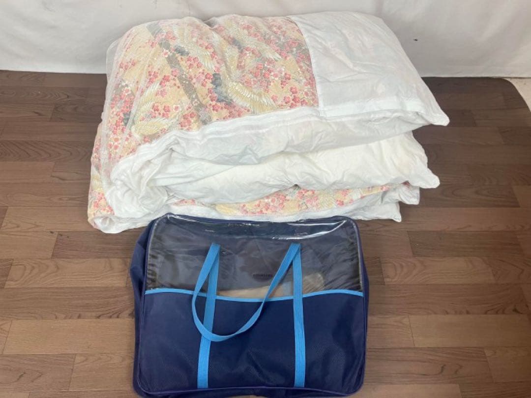 小林織物 羽毛布団 千羽鶴 ホワイトグース シングル 150cm×210cm