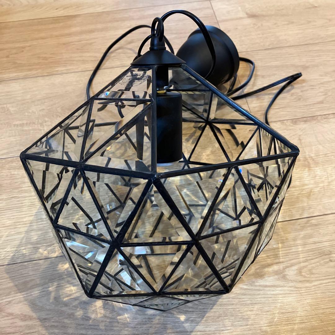 美品　tramonto トラモント　シーリングライト　吊り下 クリスタル　e26