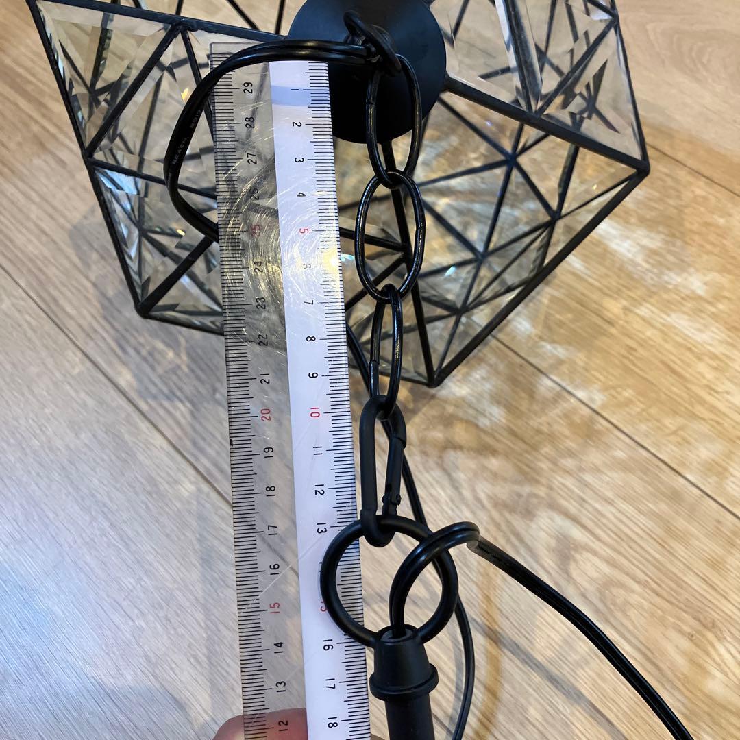 美品　tramonto トラモント　シーリングライト　吊り下 クリスタル　e26