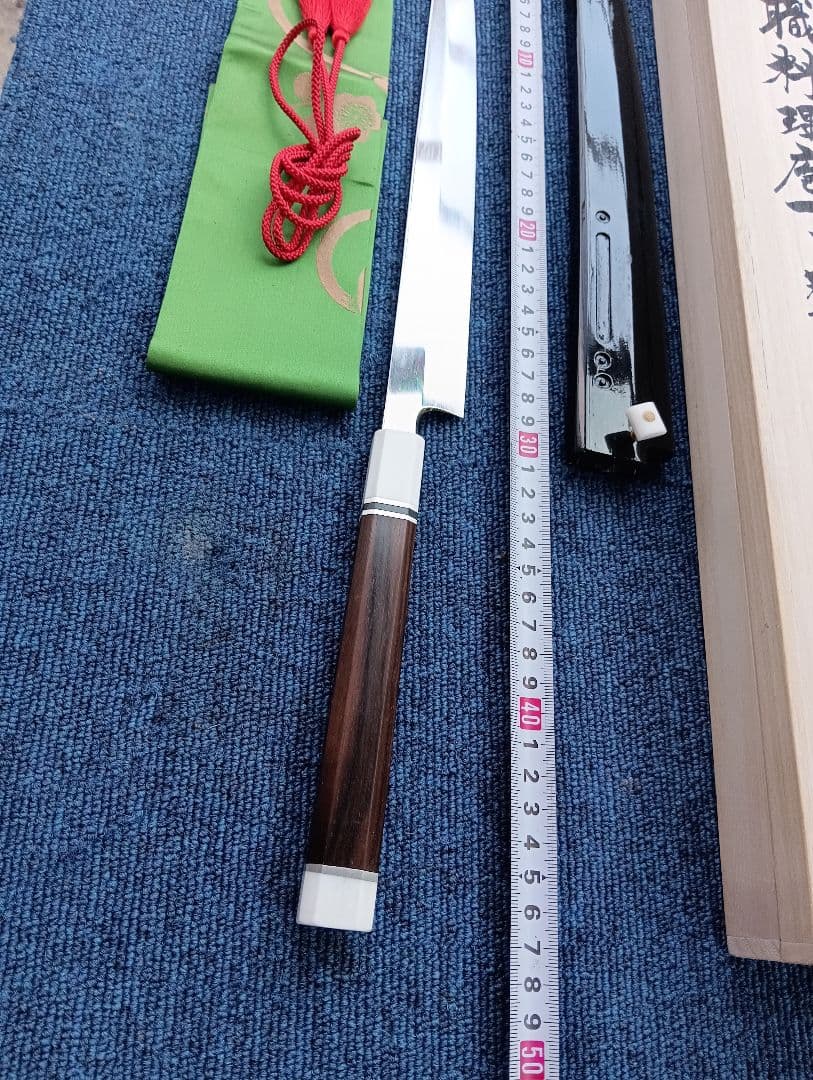 銀三、全鏡面、尺切り付け、