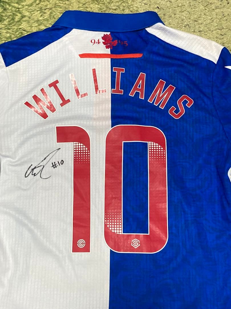 サッカーユニフォーム Black Burn Rovers W