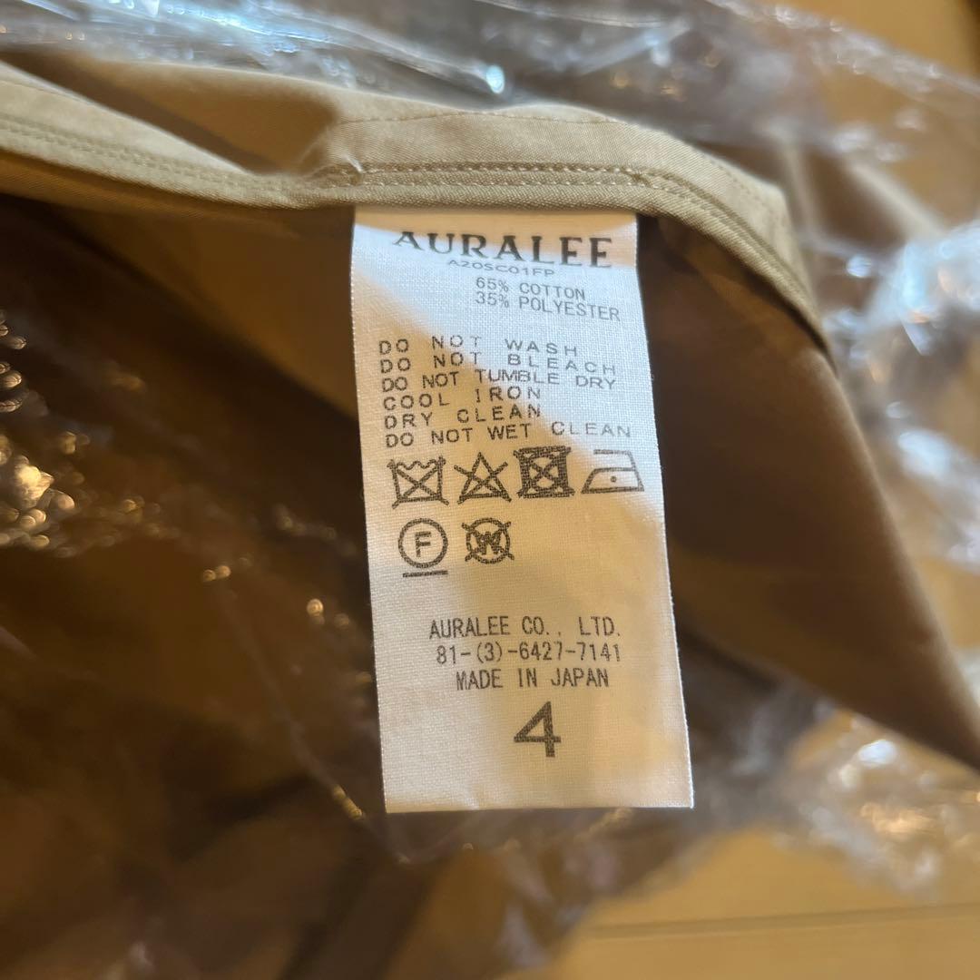 ジャケット・アウター AURALEE BIG TRENCH COAT 19ss Size4