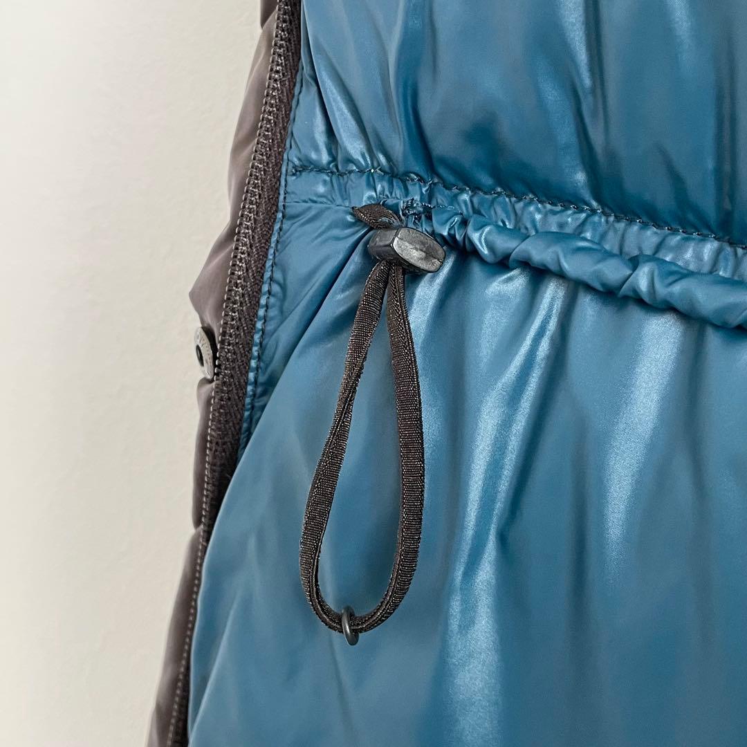 DUVETICA Deneb ロングダウンコート Aライン ラクーンファー 38