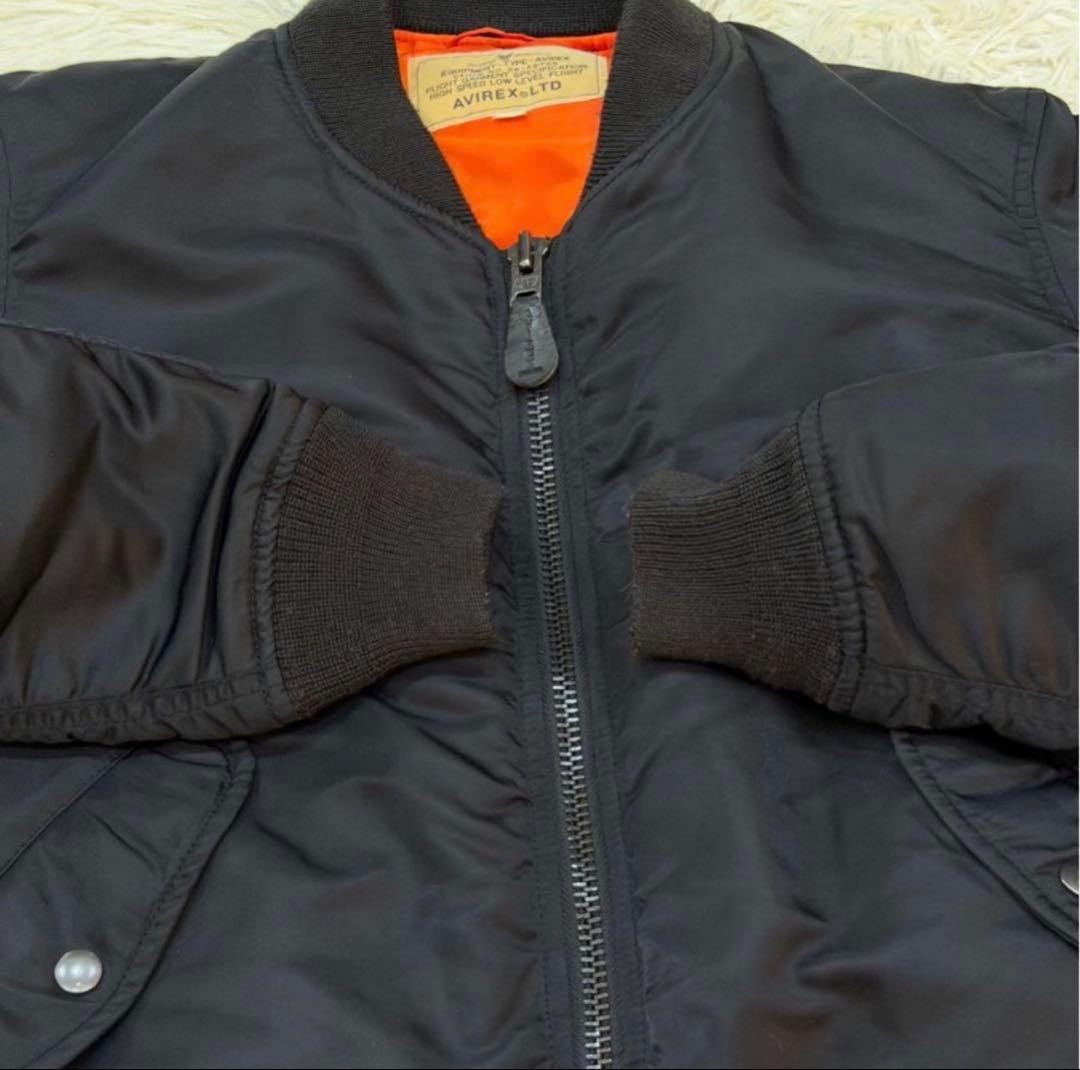 1944　AVIREX　MA-1フライトジャケット　黒　Sサイズ　値下げ可