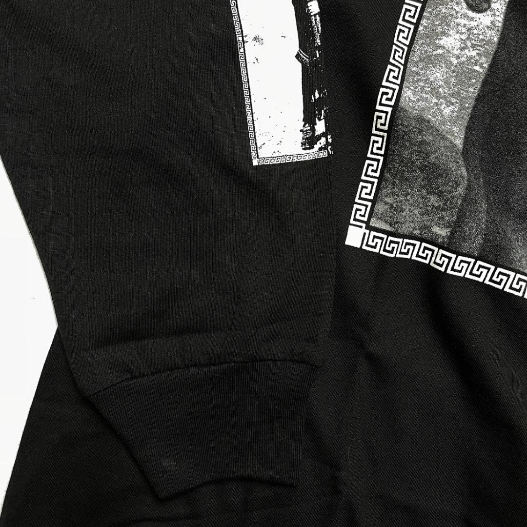 Muslimgauze XLサイズ ムスリムガーゼ 長袖Tシャツ ロンT 黒