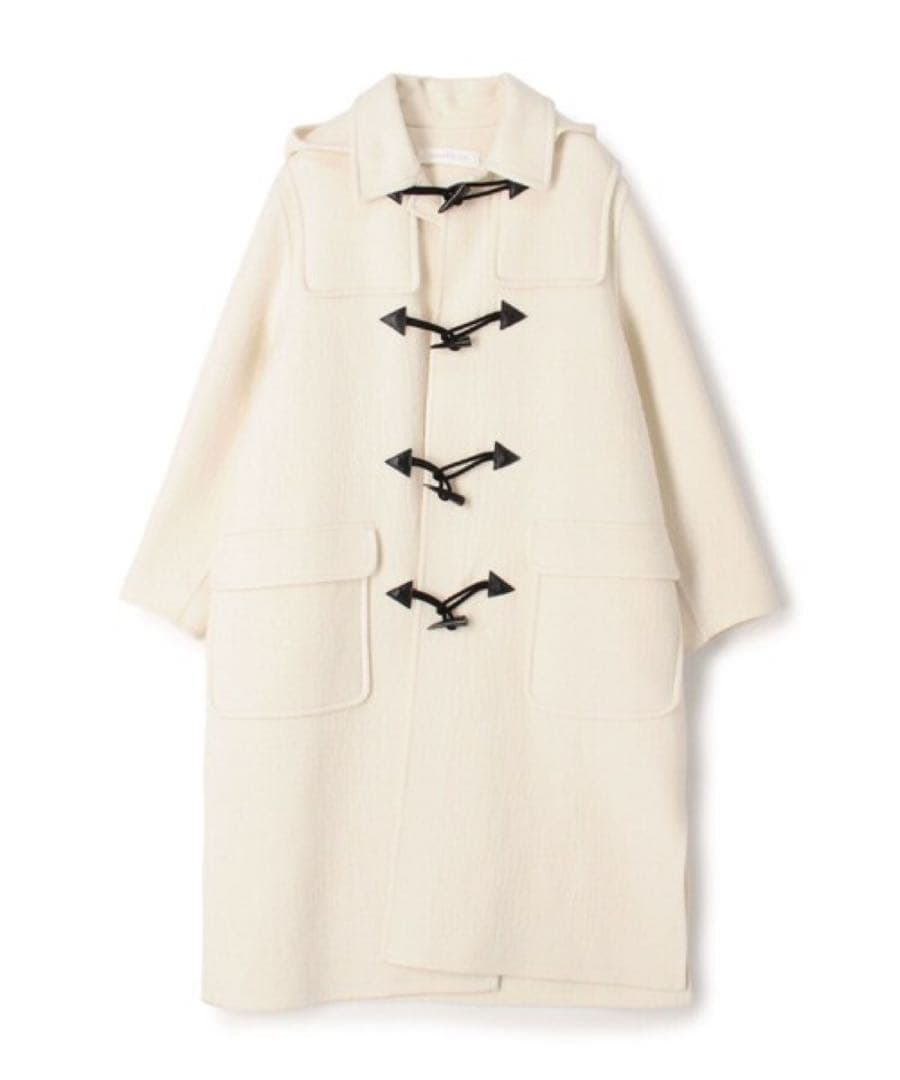 GALERIE VIE ランダムウール　ダッフルコート