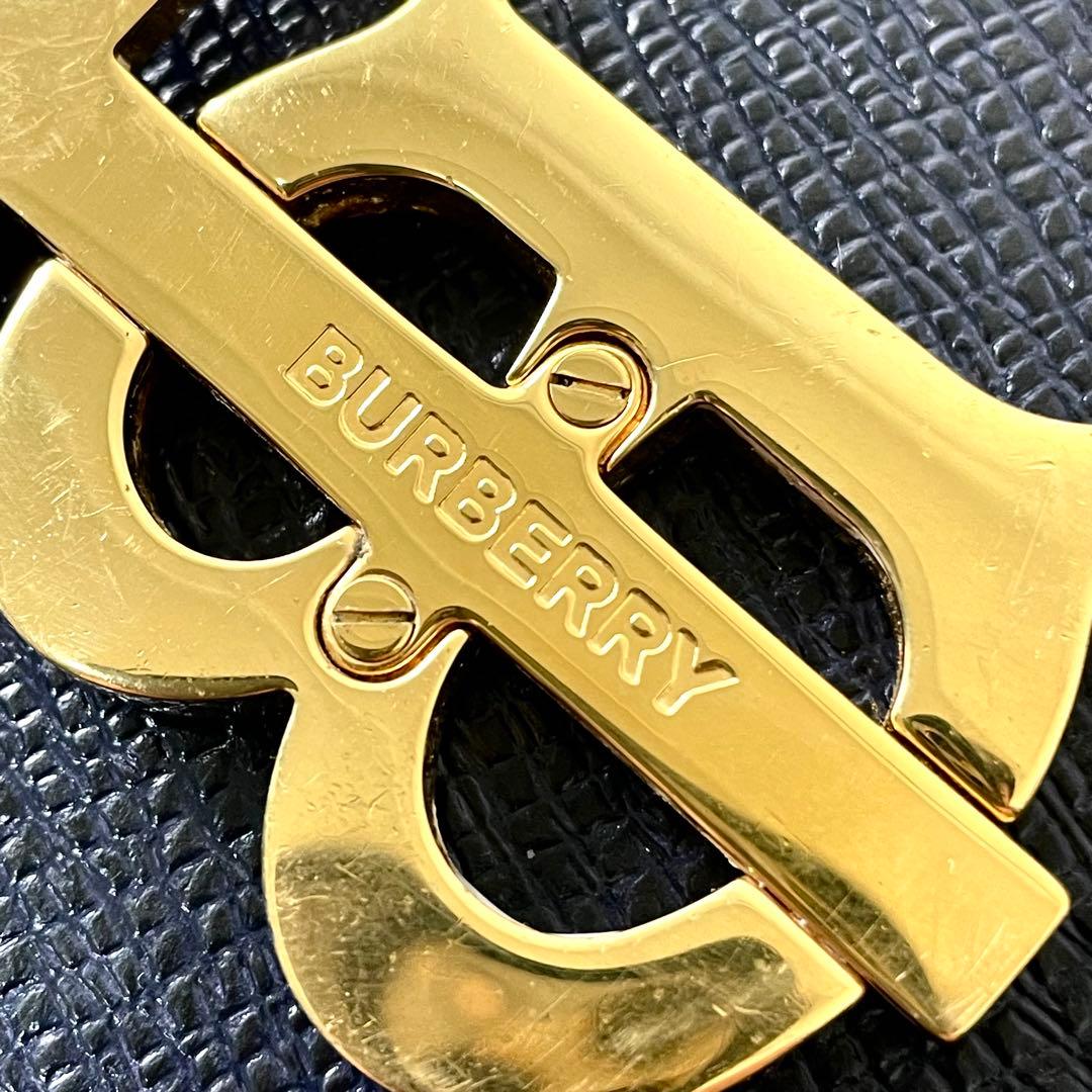 バーバリー　BURBERRY キーホルダーTB キーリング　ゴールド　チャーム