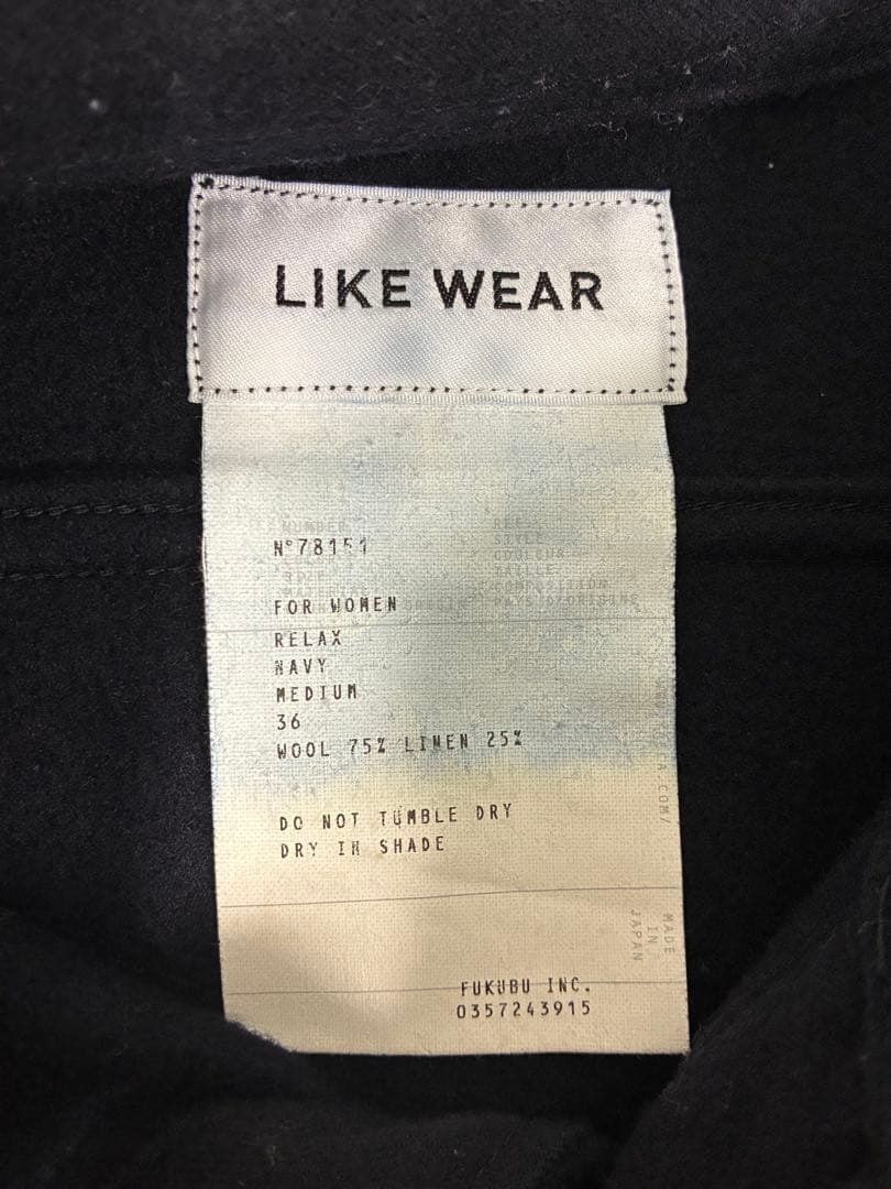 YAECA LIKE WEAR CPO Shirt ヤエカシャツ ユニセックス