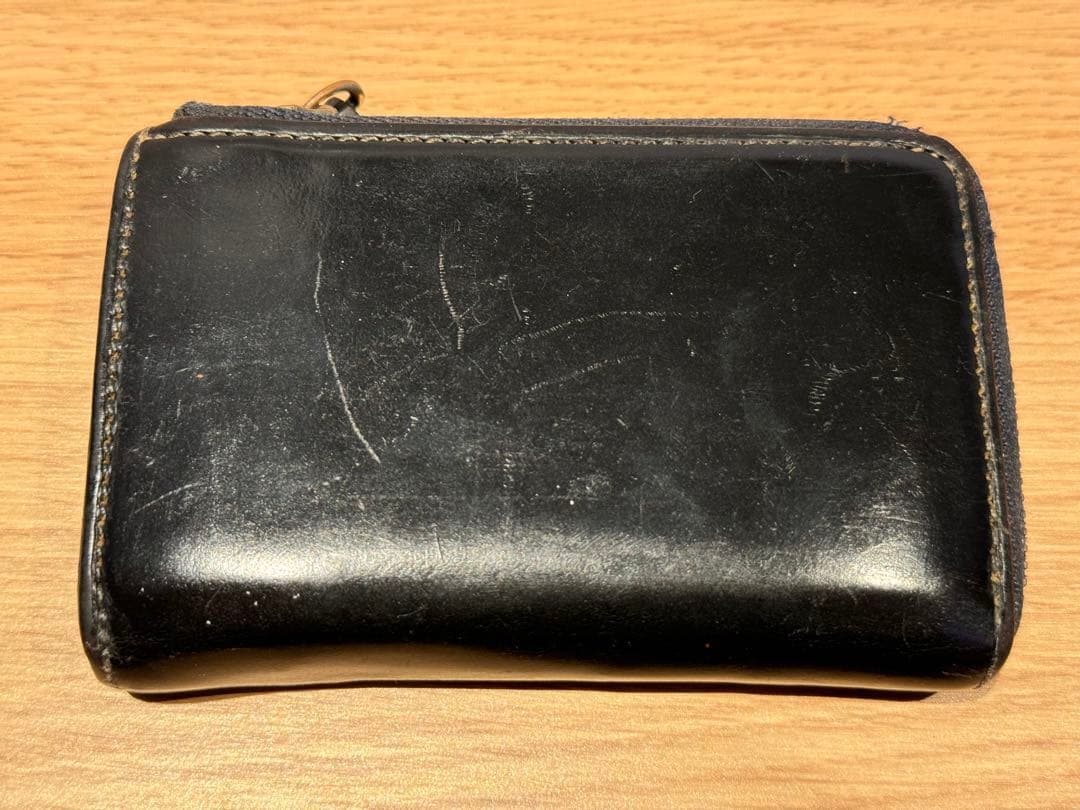 GANZO 艶あり ブラック　本革レザー ケース