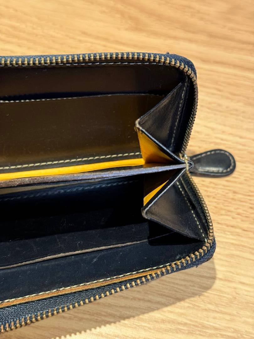 GANZO 艶あり ブラック　本革レザー ケース