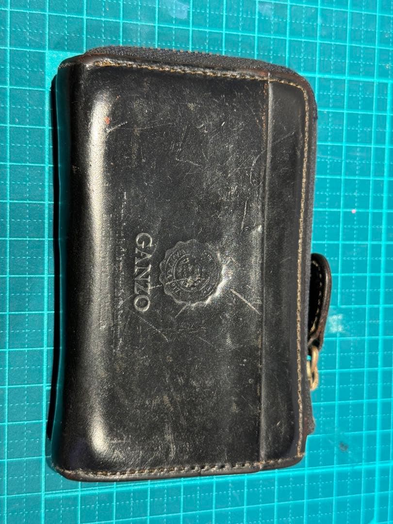 GANZO 艶あり ブラック　本革レザー ケース