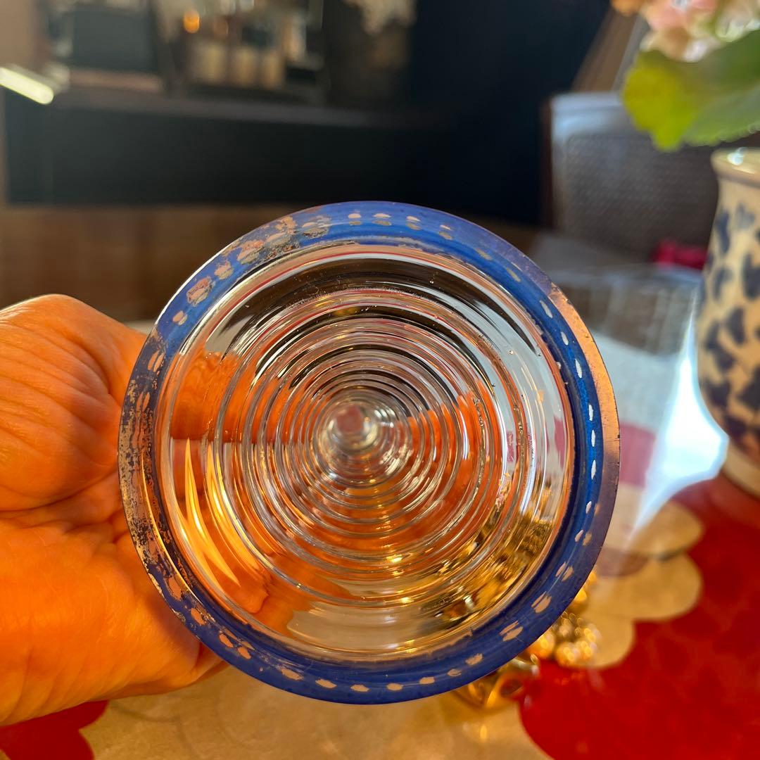 ￼￼ A1049 アンティーク和ガラス　日本の工芸ガラス　グラディエール￼