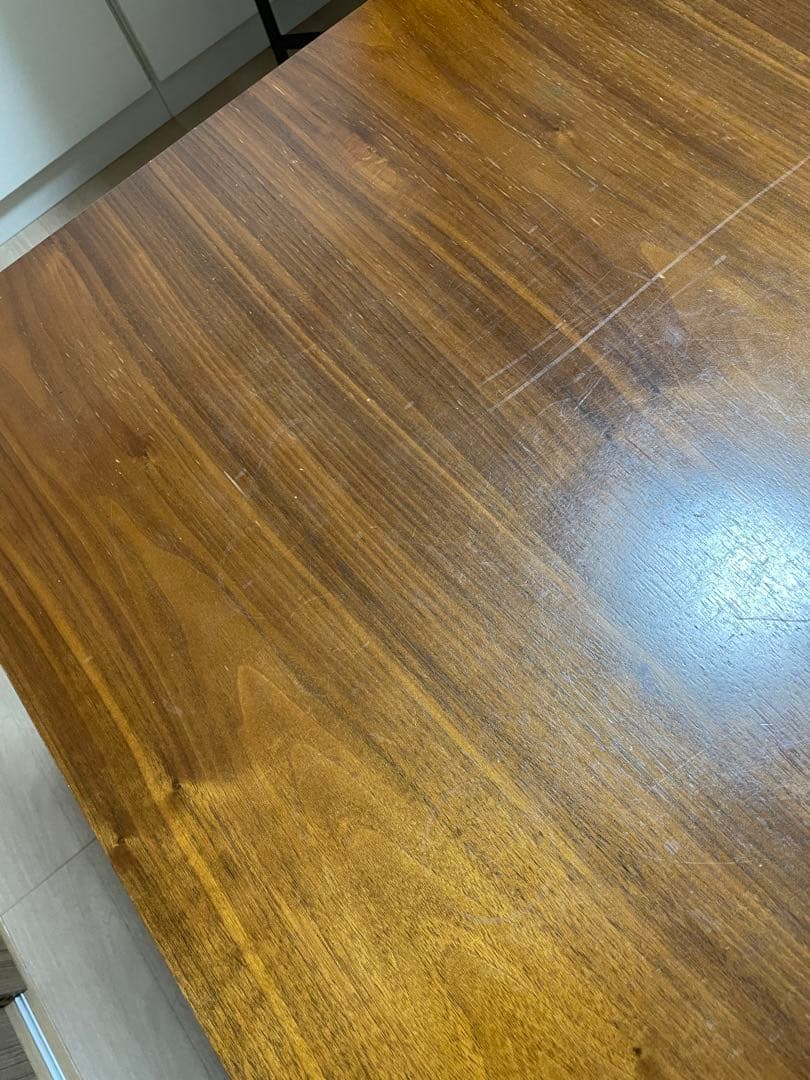 【たのメル便】ニトリ　ブラウンの正方形ダイニングテーブル