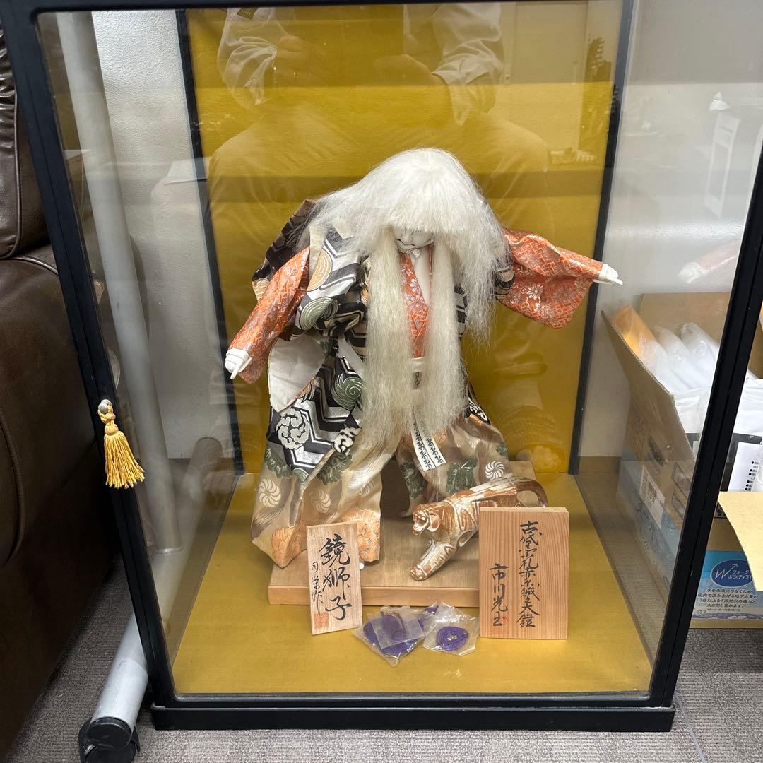 鏡獅子　歌舞伎人形