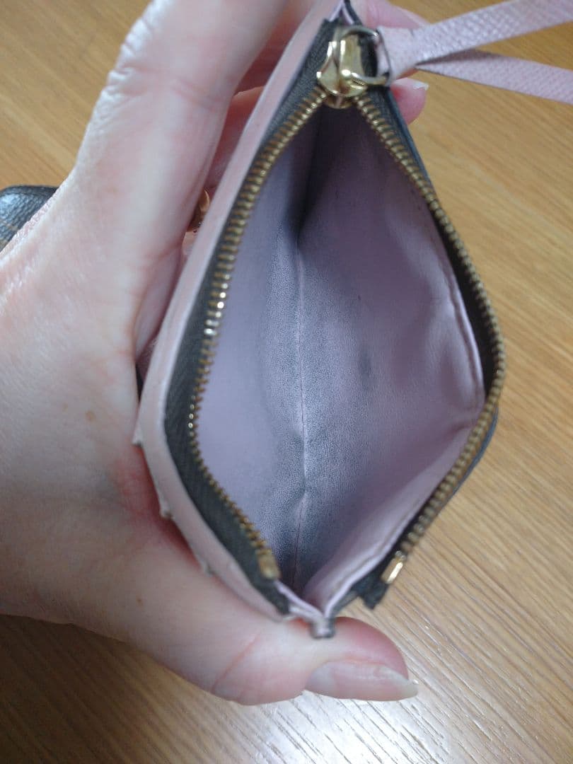 LOUIS VUITTON 三つ折り財布 イニシャル入り 少々難あり