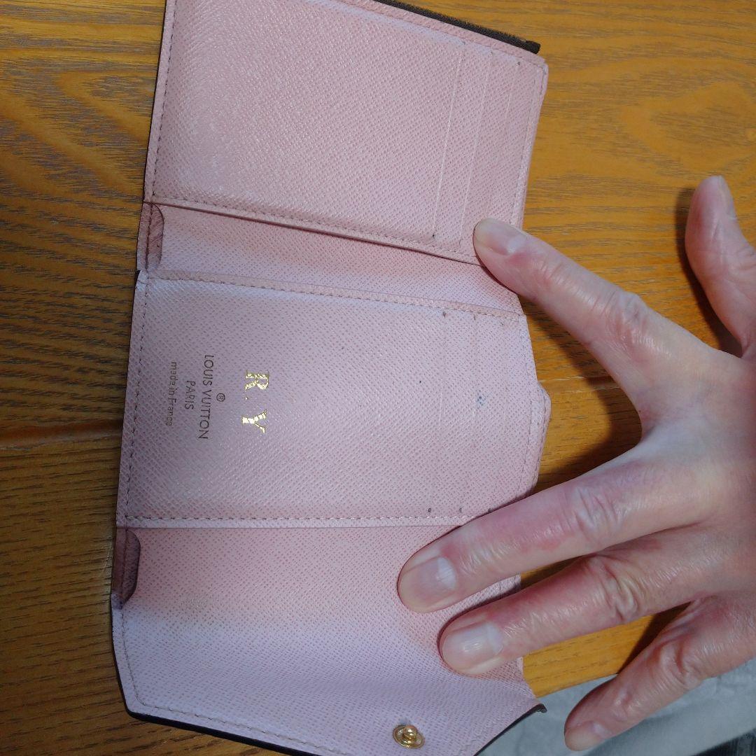 LOUIS VUITTON 三つ折り財布 イニシャル入り 少々難あり