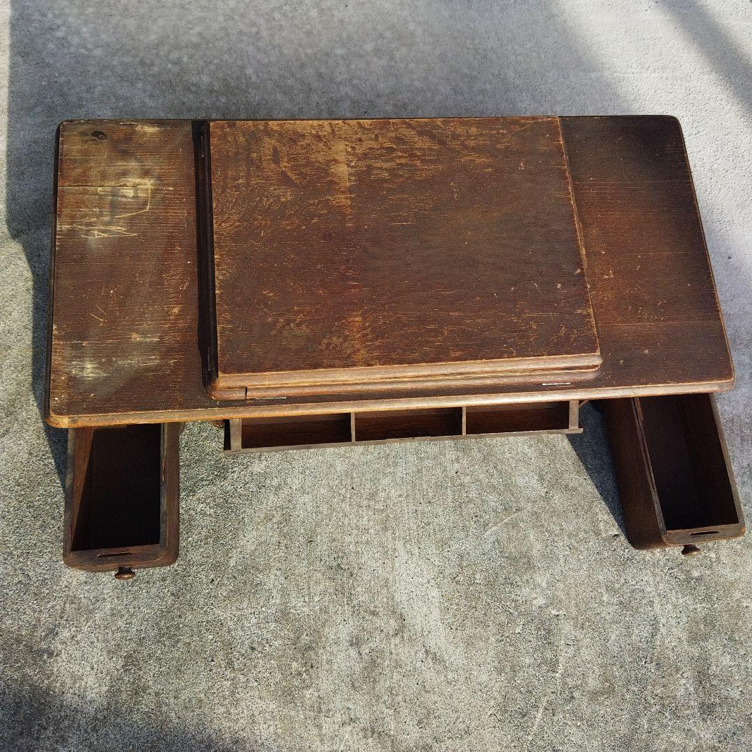 ミシン台　レトロ　希少　机　アンティーク