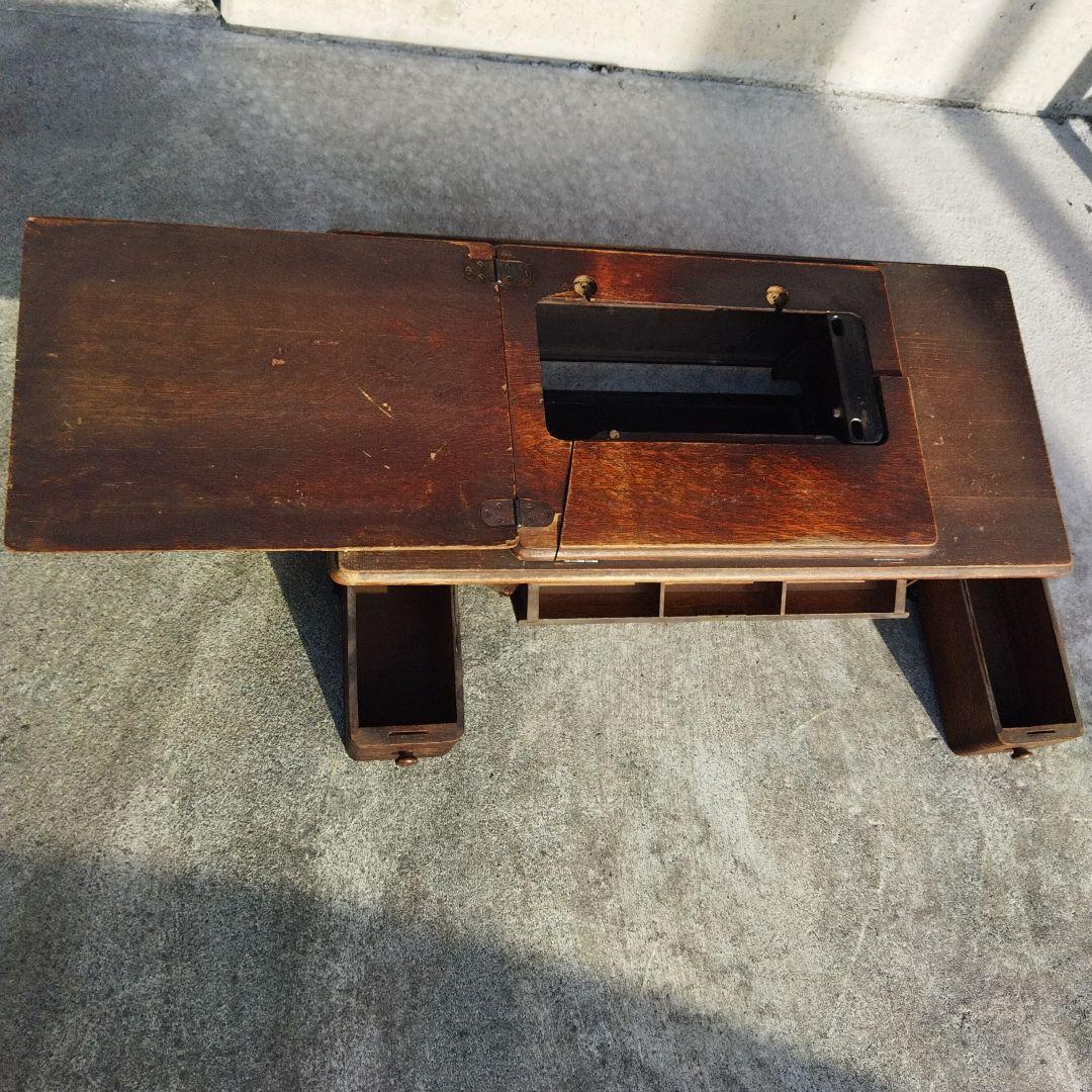 ミシン台　レトロ　希少　机　アンティーク