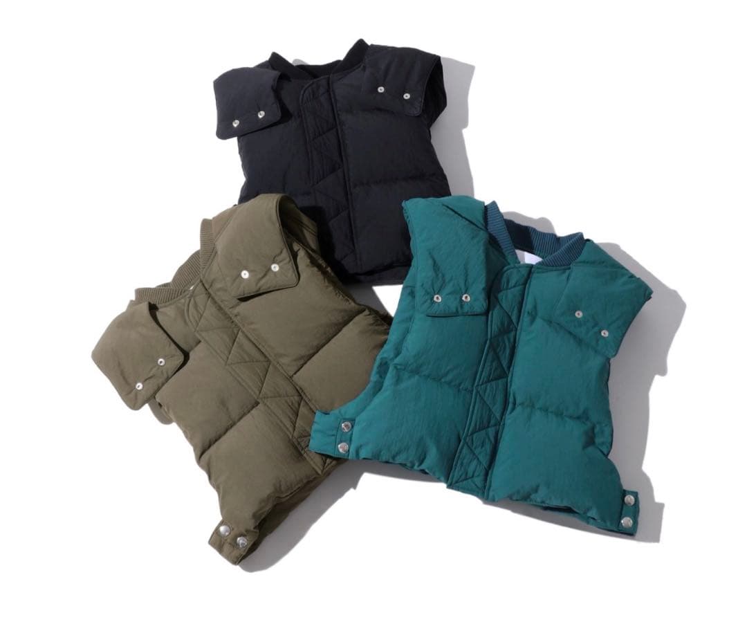 未使用タグ付きUN3D.ダウンショートベスト