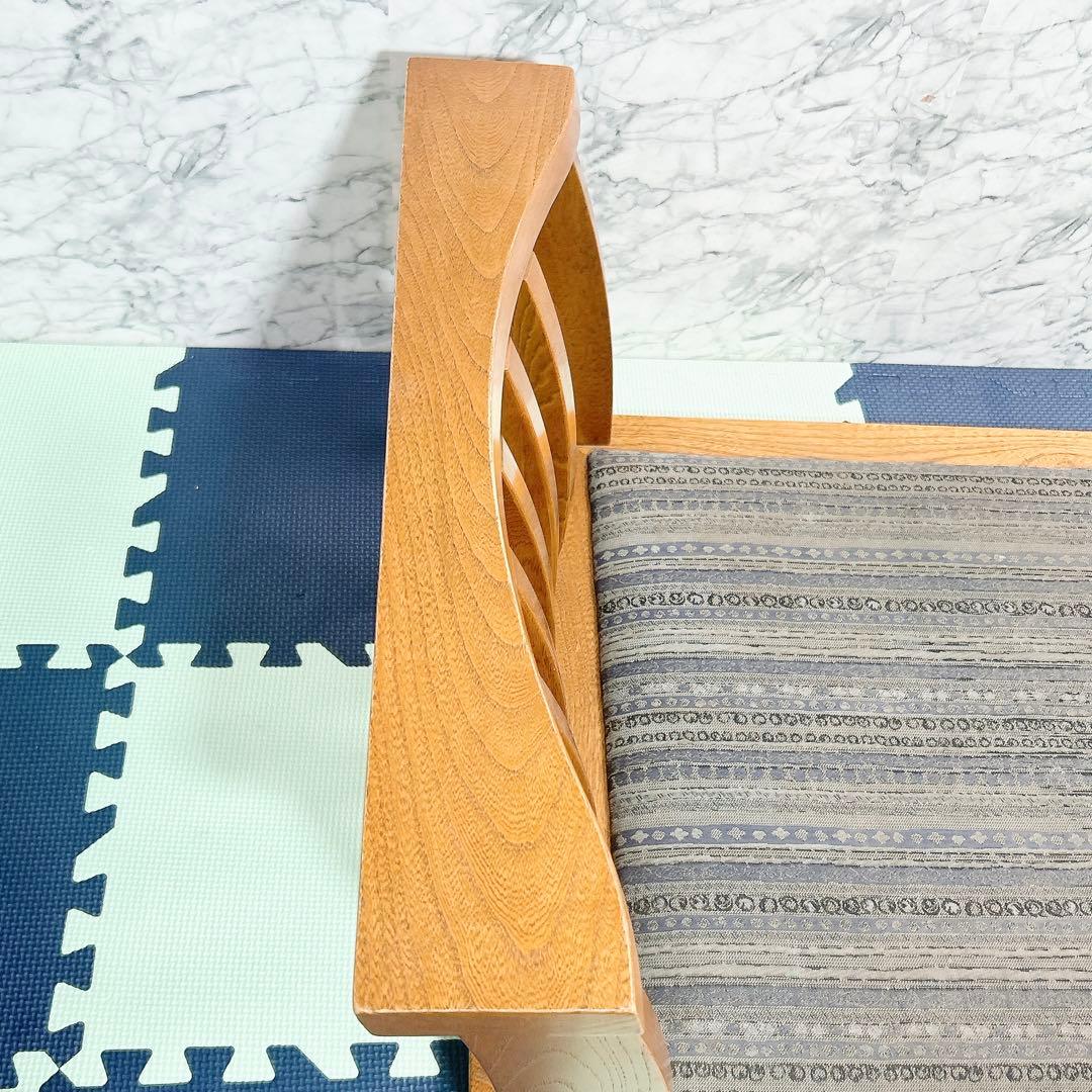 アサヒ 座椅子 2脚セット 国産品 和モダン ローチェア アーム付き座椅子