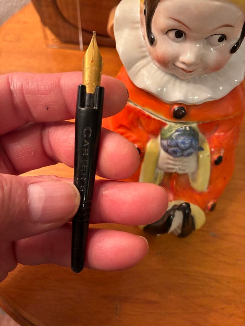 ビンテージ 30s ハーレクイン　ジェスチャー　ピエロ　インクポット　レトロ