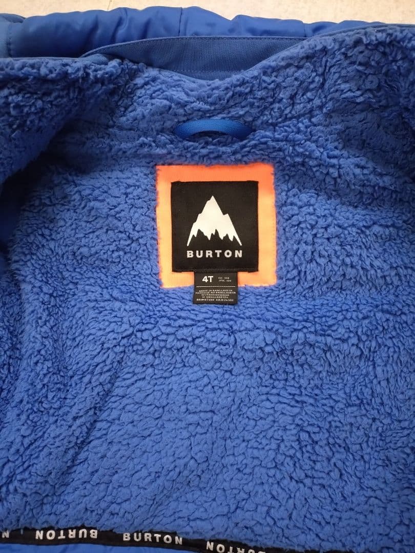 BURTON スノーボードウェア 子ども用　上下セット　4T