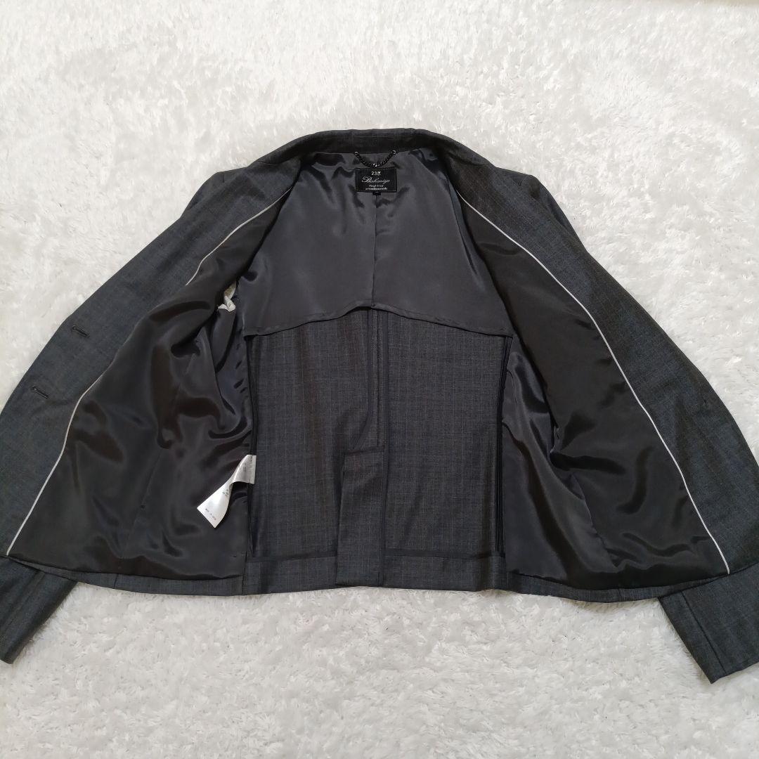 美品✨23区×Bahariye セットアップパンツスーツ ストレッチ グレー M