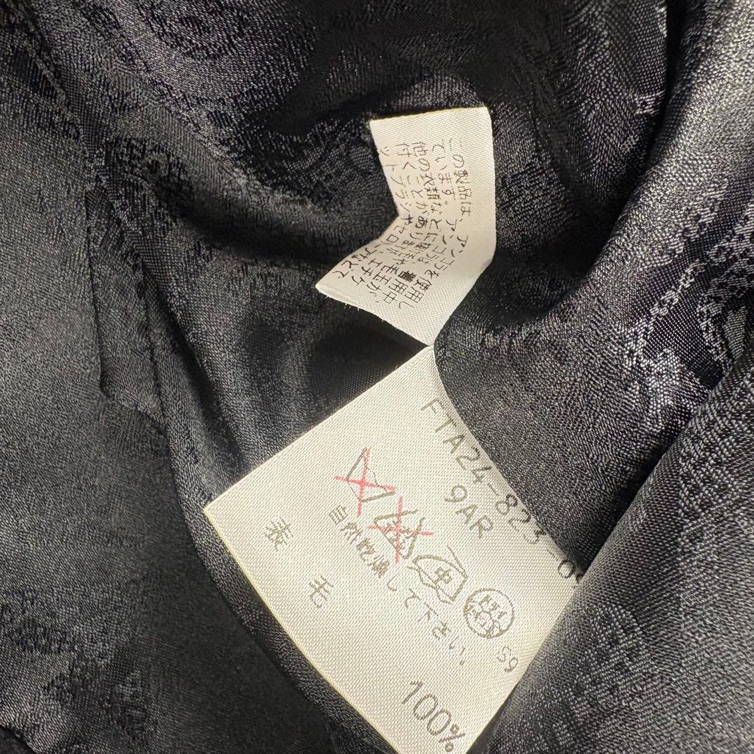 美品　バーバリー　BURBERRY アンゴラ　バルカラー　コート　Aライン 9