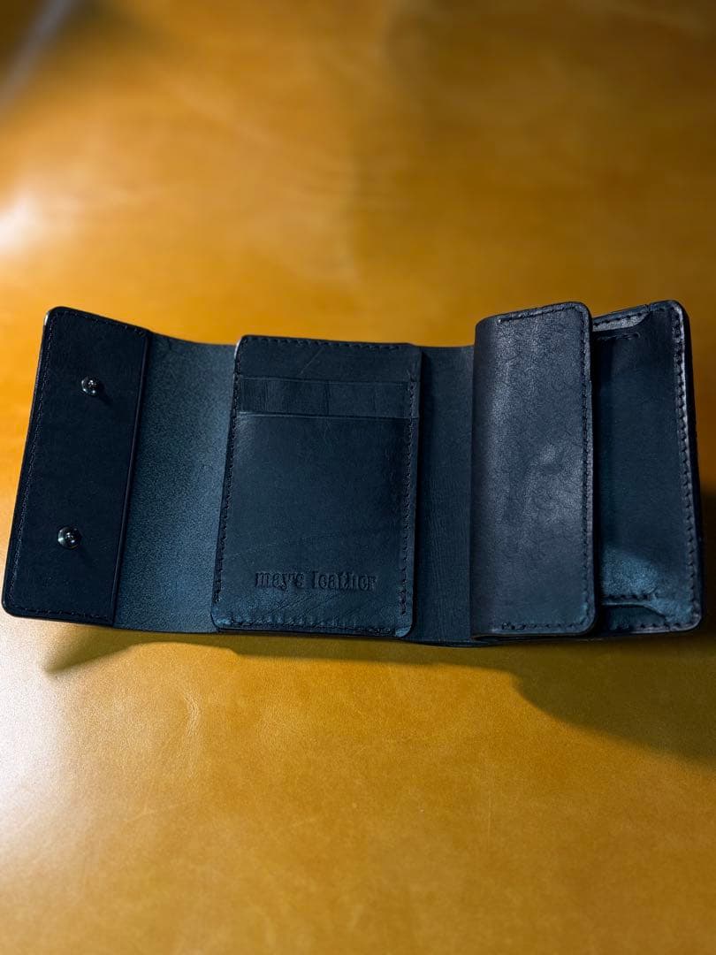 イタリアンレザーマルゴー三つ折り財布