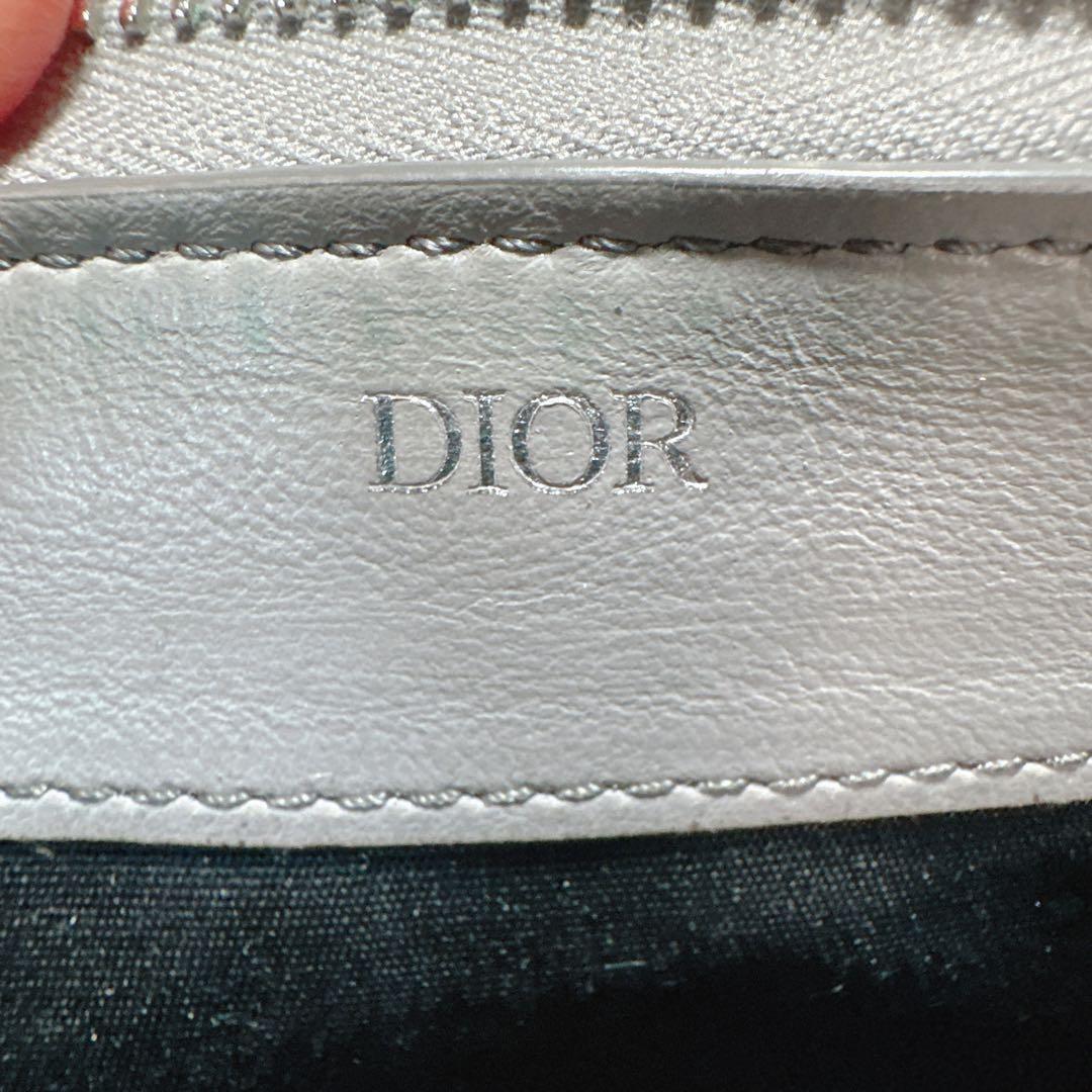 Dior ディオール ラウンドジップ 長財布 グレー トロッター ウォレット