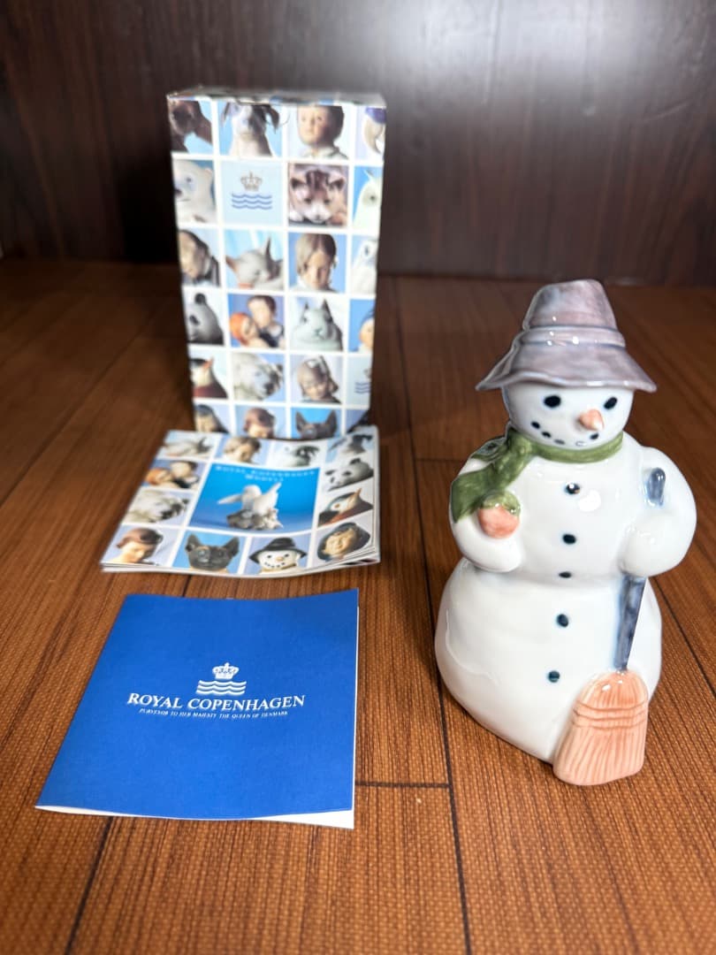 【新品】ロイヤルコペンハーゲン フィギュア スノーマン No 5658 箱付き