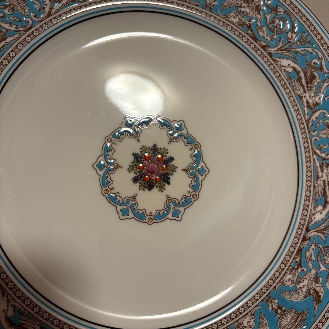 ウェッジウッド　フロレンティーン　ターコイズ　ディナープレート　27.5cm