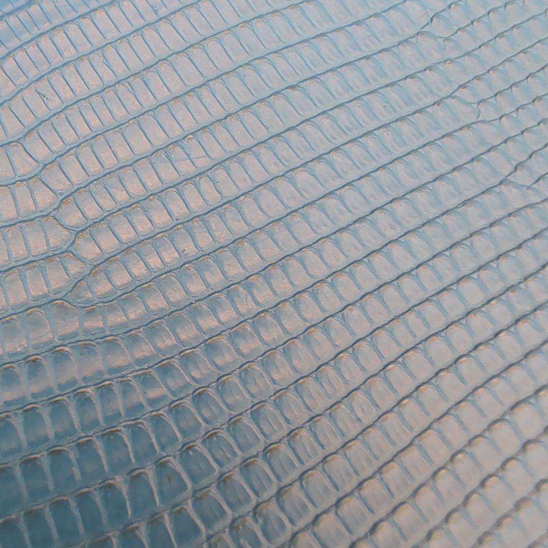 【さーちゃん様専売】ファーロ FARO 長財布 リザード トカゲ 本革 ブルー