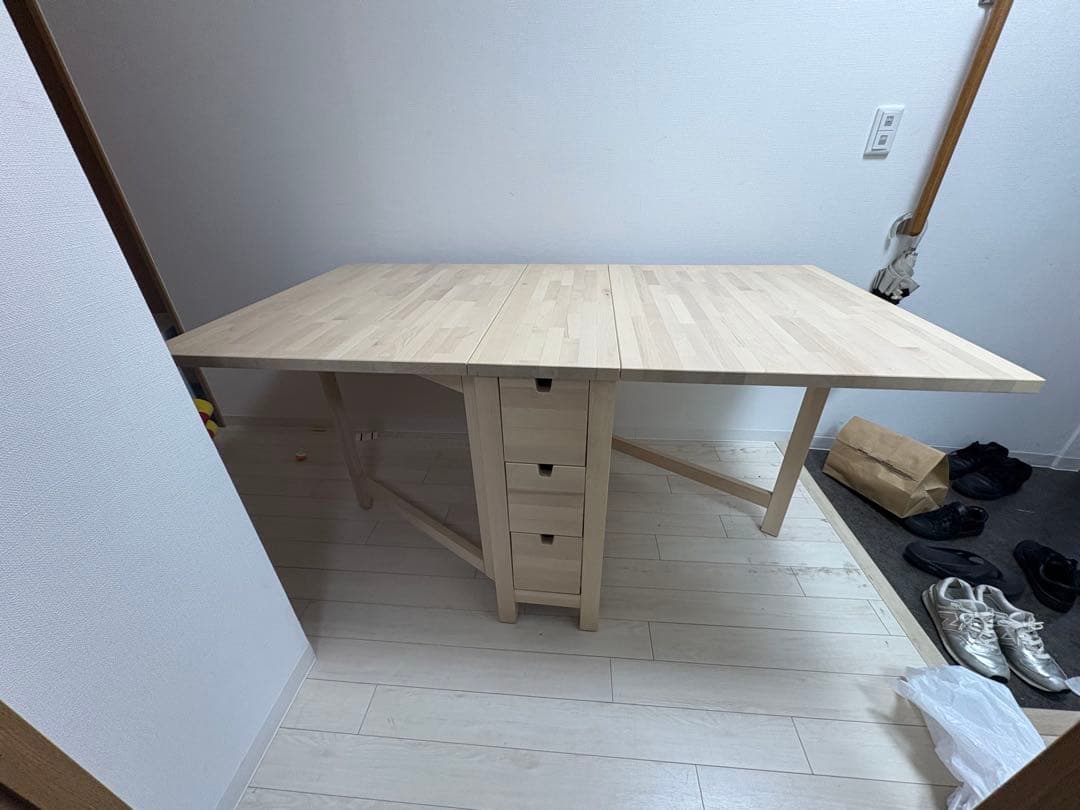 【美品】イケア IKEA NORDEN ノールデン ゲートレッグテーブル