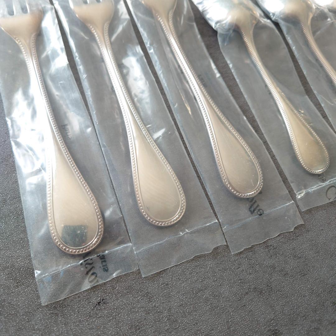 クリストフル パール ケーキフォーク コーヒースプーン 未開封 6点