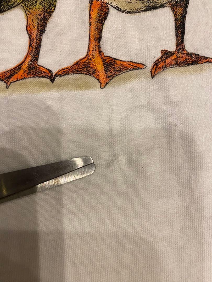 90s ONEITA アート　アニマル　マガモ　アヒル　シングルステッチ　希少