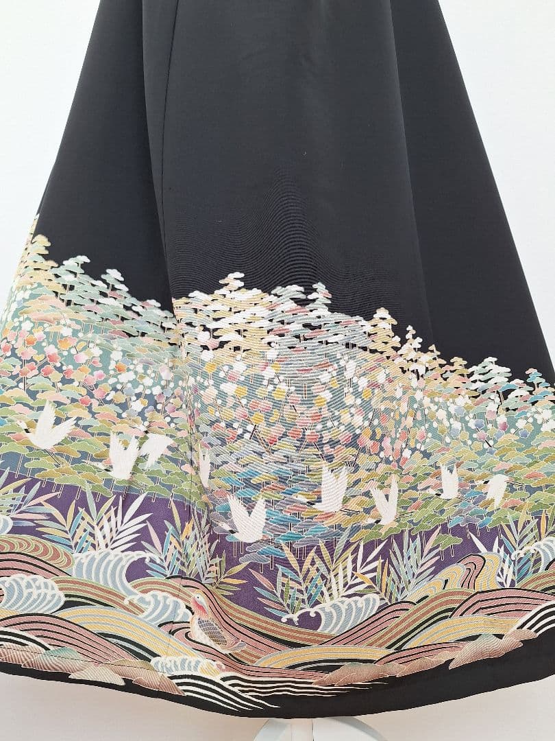 着物リメイクワンピース3689