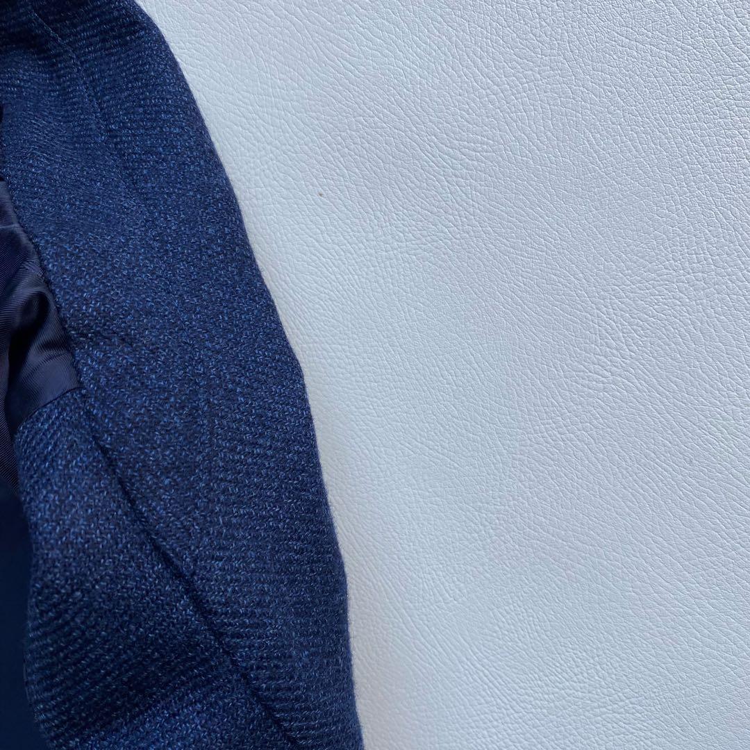 【未使用近/ロロピアーナ】マッキントッシュ ダンケルド ML 38 毛絹 紺